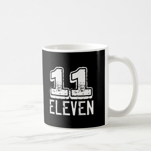 11:11 Funny 11 Eleven Koffiemok (Rechts)