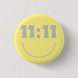 11 11 Glimlach Ronde Button 3,2 Cm
