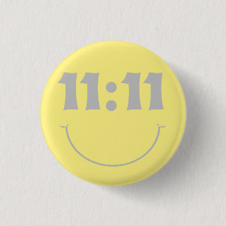11 11 Glimlach Ronde Button 3,2 Cm