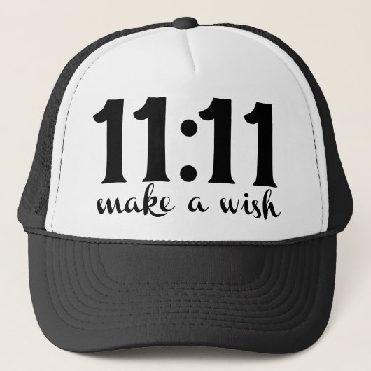 11:11, maak een wens trucker pet (Voorkant)