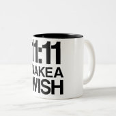 11:11 MAAK EEN WENSE mok (Voorkant rechts)