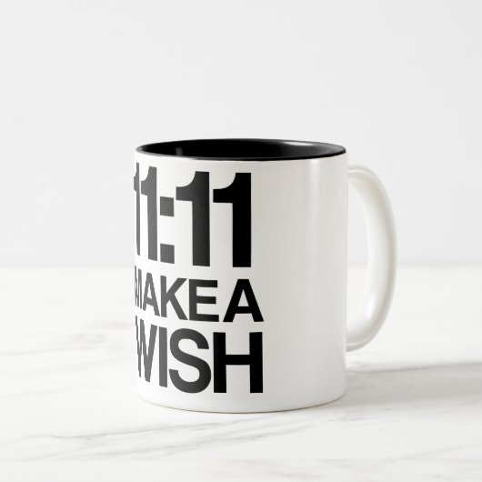 11:11 MAAK EEN WENSE mok (Voorkant rechts)