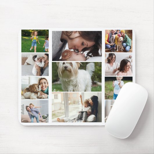 11 Aangepaste fotocollage Muismat (Met muis)