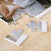 11 Aangepaste unieke fotocollage minimalistisch Legpuzzel (Zijkant)