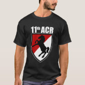 11 ACR zwart T-shirt (Voorkant)