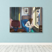 11 AM | Edward Hopper | Canvas Afdruk (Insitu (Houten vloer))