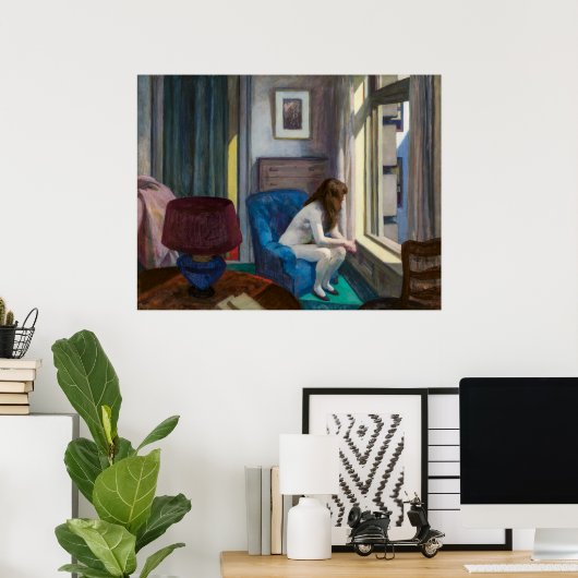 11 AM | Edward Hopper | Poster (Thuiskantoor)