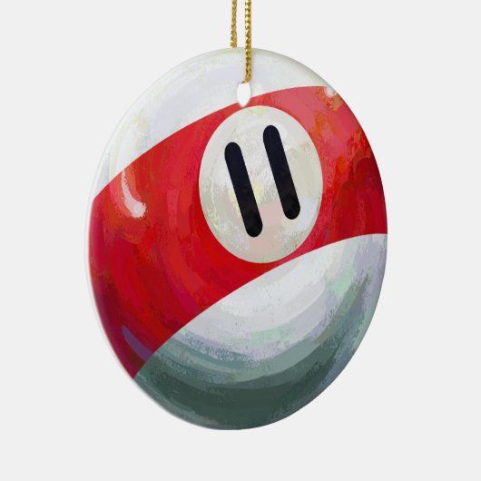 11 Ball Keramisch Ornament (Rechts)