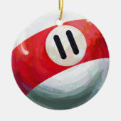 11 Ball Keramisch Ornament (Voorkant)