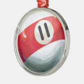 11 Ball Metalen Ornament (Links)