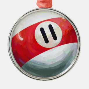 11 Ball Metalen Ornament