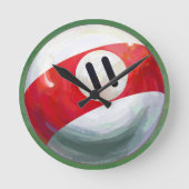 11 Ball Ronde Klok (Voorkant)