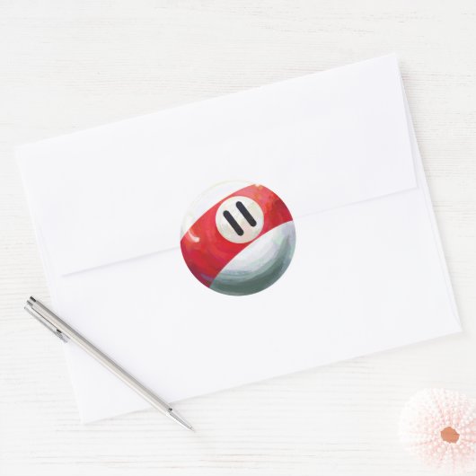 11 Ball Ronde Sticker (Envelop)