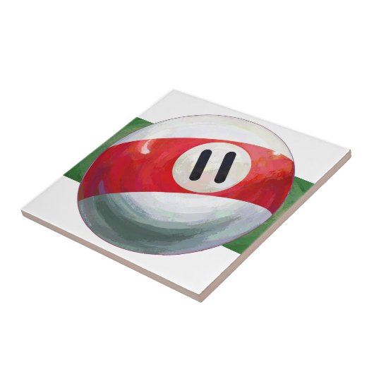 11 Ball Tegeltje (Zijkant)