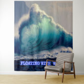 11. Blauwe oceaangolven, cadeaus voor oceaanliefhe Wandkleed (In situ)