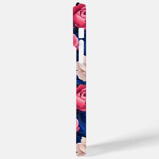#11 Bloemen patroon Case-Mate iPhone Case (Achterkant / Links)