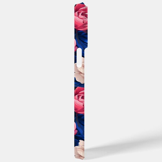 #11 Bloemen patroon Case-Mate iPhone Case (Achterkant / Rechts)