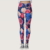 #11 Bloemen patroon Leggings (Voorkant)