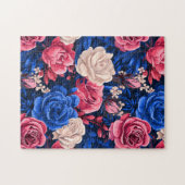 #11 Bloemen patroon Legpuzzel (Horizontaal)