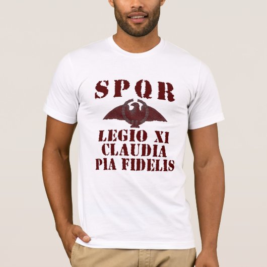 11 Claudius' 11e koninklijk legioen - Roman Eagle T-shirt (Voorkant)