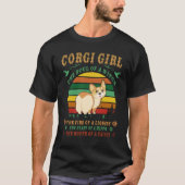 11 Corgi meisje heks leeuwin hippie zeeman T-shirt (Voorkant)