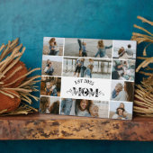 11 Custom Photo Collage Best Mom Ever Fotoplaat (Zijkant)