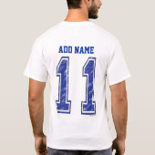 11 Eigen Jersey T-shirt (Achterkant)