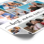 11 Foto Collage Beste mama ooit Poster (Hoek)