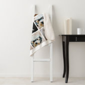 11 Foto Collage en Big Monogram zwart wit Sherpa Deken (In situ)