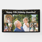 11 Foto Collage gelukkige verjaardag banner famili (Horizontaal)