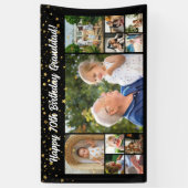 11 Foto Collage gelukkige verjaardag banner famili (Verticaal)