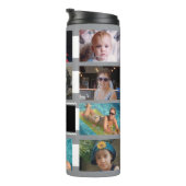 11 foto collage initialen grijs wit thermosbeker (Geroteerd rechts)
