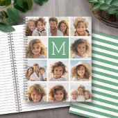 11 Foto Collage Monogram KAN KLEUR BEWERKEN Notitieboek