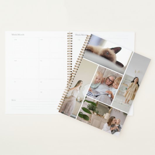 11 Foto Collage Sjabloon Gepersonaliseerd Planner (Display)