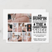 11 Foto Kerstboom Zwangerschapsaankondiging Feestdagenkaart (Voorkant / Achterkant)