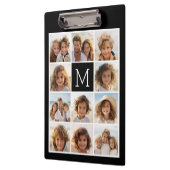 11 foto-rastercollage met monogram klembord (Links)