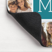 11 Foto-rastercollage met monogram Muismat (Hoek)
