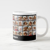 11 Fotocollage - all over patroon met tekst Grote Koffiekop (Rechts)