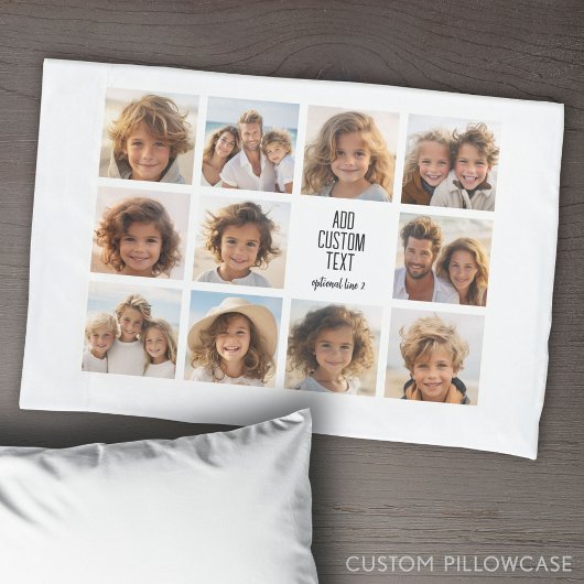 11 Fotocollage - Modern Minimal White op White Kussensloop