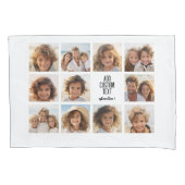 11 Fotocollage - Modern Minimal White op White Kussensloop (Voorkant)