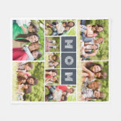 11 Fotocollage Moeder Moederdag Fleece Deken (Voorkant (Horizontaal))