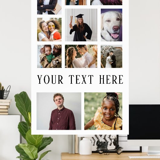 11 Fotocollage Poster (Thuiskantoor)