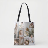 11 Fotocollage sjabloon gepersonaliseerd Tote Bag (Voorkant)