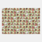 11 Fotocollage - Wit Grijs Groen Kleuren Inpakpapier Vel (Voorkant 3)