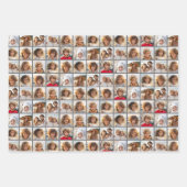 11 Fotocollage - Wit Grijs Groen Kleuren Inpakpapier Vel (Voorkant 2)