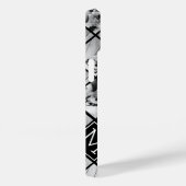 11 Fotoinstagram Collage Aangepast zwart monogram Case-Mate iPhone Case (Achterkant / Rechts)