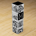 11 Fotoinstagram Collage Aangepast zwart monogram Wijn<br><div class="desc">Zwart-wit - Gebruik tot 11 vierkante foto's om een uniek en persoonlijk cadeau te creëer. Of je kunt de hipster puppy houden en een trendy keepslag maken. Als u de afbeeldingen moet aanpassen,  klik op het aanpassingshulpmiddel om veranderingen aan te brengen.</div>