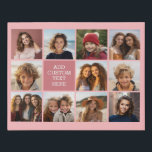11 Fotoraster industriële doosnaam - koraal Imitatie Canvas Print<br><div class="desc">Gebruik tot 11 vierkante of zelfgemaakte telefoonfoto's om een uniek en persoonlijk cadeau te creëer. Als u de afbeeldingen moet aanpassen,  klik op het aanpassingshulpmiddel om veranderingen aan te brengen.</div>
