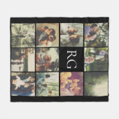 11 foto's collage op maat fleece deken (Voorkant (Horizontaal))