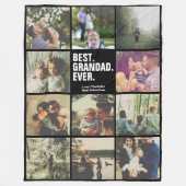 11 foto's collage op maat fleece deken (Voorkant)